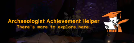 Archaeologist Achievement Helper - Marks ship log entries that have missing  facts required for the Archaeologist achievement as There's more to  explore here.. It also lets you view which facts you haven't revealed! (by  @dgarroDC)